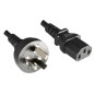 MicroConnect Power Cord China - C13 1.8m